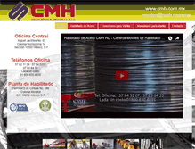 Tablet Screenshot of cmh.com.mx