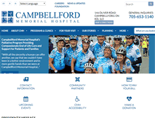 Tablet Screenshot of cmh.ca